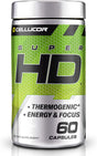 Cellucor Super HD for Men & Women - Enhance Focus and Increase Energy - Capsimax, Green Tea Extract, 160Mg Caffeine & More 60 Servings