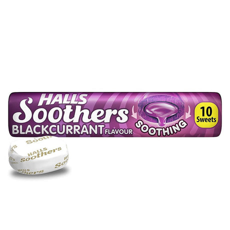 Halls Soothers Blackcurrant 10S (Pack of 20)