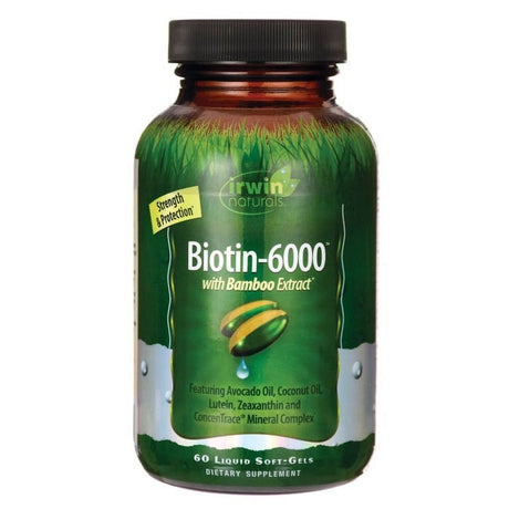 Irwin Naturals Irwin Naturals Biotin-6000, 60 Ea