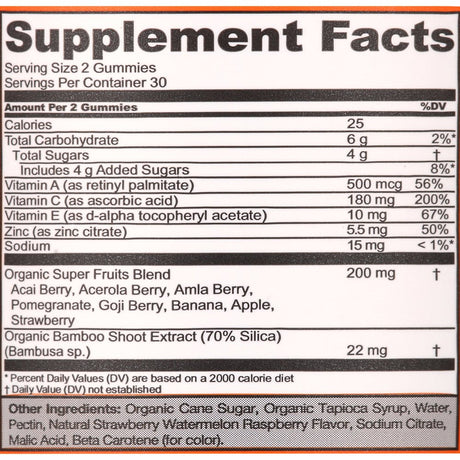 Goli Nutrition Superfruits Gummies, with Vitamins a & C, 60 Count, Dietary Supplement