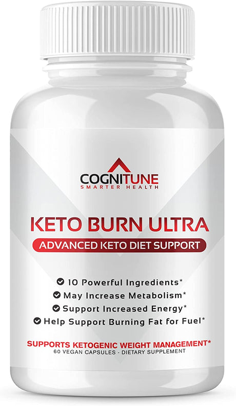 Keto Burn Keto Diet Pills – 10 in 1 Thermogenic Ketone Supplements for Women & Men, Garcinia Cambogia, Raspberry Ketones, Apple Cider Vinegar, Green Tea, Chromium Picolinate, Acai & More