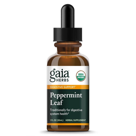 Gaia Herbs Organic Peppermint Leaf -- 333 Ml - 1 Fl Oz