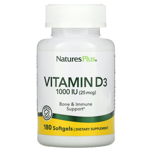 Nature'S plus - Vitamin D3 1000 IU - 180 Softgels