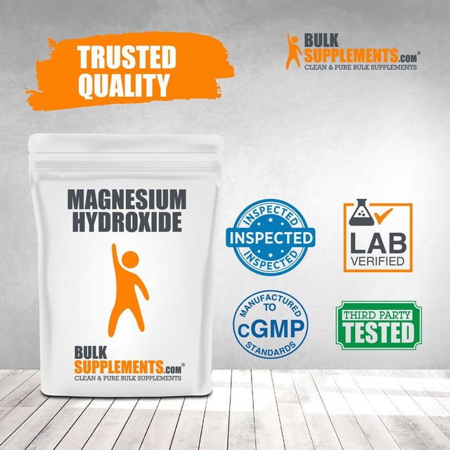 Bulksupplements.Com Magnesium Hydroxide Powder - Colon Support - Magnesium Supplement - Natural Laxative (5 Kilograms)