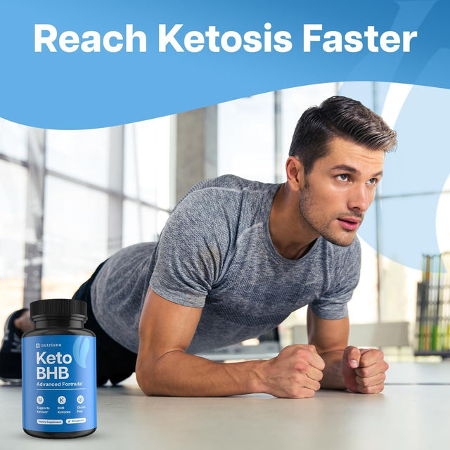 Keto BHB Exogenous Ketones for Men & Women - Keto Supplements for Mental Clarity & Focus - Keto Burn - Keto Fat Burner - Keto Pills Carb-Free Energy for Muscle - Key to Keto Diet - Ketosis Support