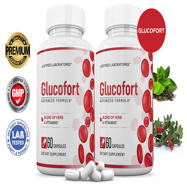 (2 Pack) Glucofort Premium Formula 688MG 120 Capsules