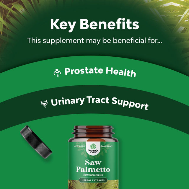 Pure Saw Palmetto Extract Capsules - Enhanced Hair Growth Supplement with Saw Palmetto for Women and Men - Saw Palmetto Capsules with anti Aging Hair Vitamins for Faster Hair Growth for Men and Women