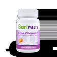 Barimelts Bariatric Iron with Vitamin C Supports Healthy Iron Levels, 90 Fast-Dissolving Tablets, Post Weight Loss Surgery Patients, Orange Flavored Dietary Supplements