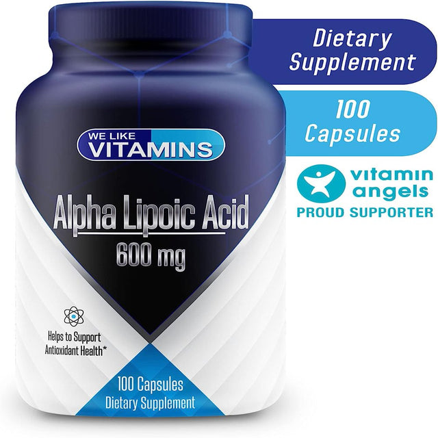 We like Vitamins Alpha Lipoic Acid 600Mg Capsules Antioxidant ALA Supplement, 100 Count