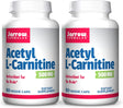 Jarrow Formulas Acetyl L-Carnitine 500 Mg - 60 Veggie Caps, Pack of 2 - Antioxidant Protection for the Brain - Supports Energy Production & Metabolism - up to 120 Servings