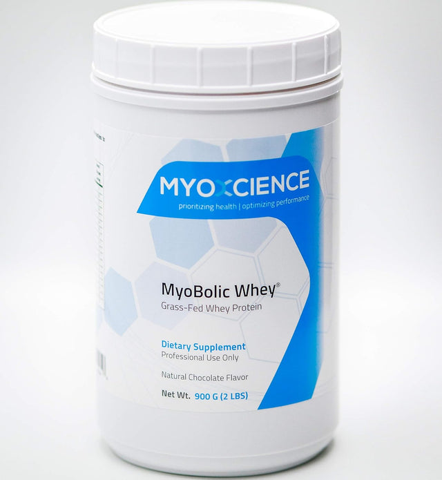 MYOXCIENCE Myobolic Whey | Grass Fed Whey Protein Concentrate | Supports Protein Metabolism and Healthy Body Composition