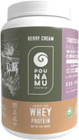 Pounamu Protein - Grass Fed Whey Protein. 365 Day Free Range, Non GMO. Sourced from New Zealand. 2Lb Tub. (Berry Cream, 2LB)