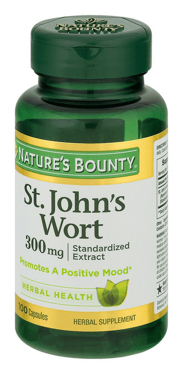 Nature'S Bounty St. John'S Wort 300 Mg Capsules 100 Ea (Pack of 2)