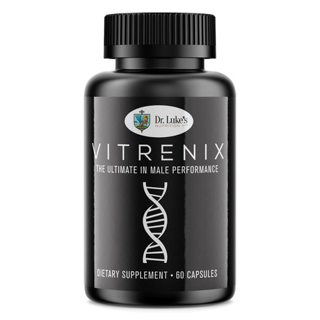 Vitrenix-Male Virility Supplement /Mood/Energy/Stamina-Ingredients *Fenugreek*Tongkat Ali*Milk Thistle - 60 Capsules- 'Dr. Luke'S'