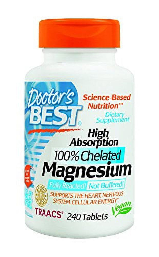 Doctor'S Best High Absorption Magnesium (100 Mg) - 240 Ct (Pack of 2)