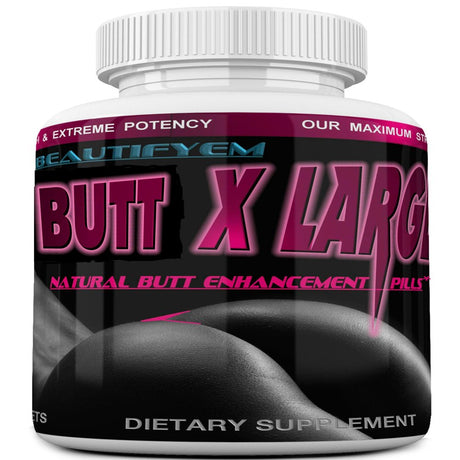 BUTT X LARGE V-2 Pills with Added Multivitamin and Amino Acids to Boost the Results. (Not a Cream) 60 Tablets