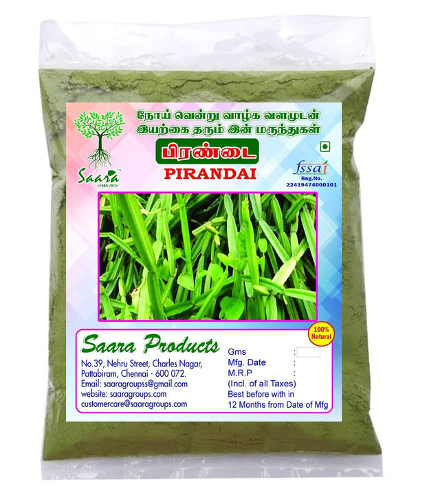 SAARA : Pirandai Powder (Cissus Quadranglaris) Powder- 100 Grams