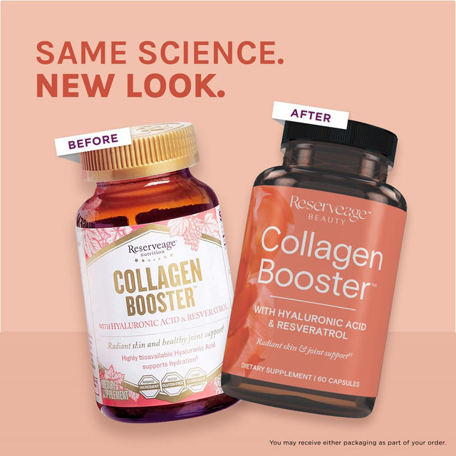 Reserveage, Collagen Booster, Skin and Joint Supplement, Supports Healthy Collagen Production, 60 Capsules (30 Servings)