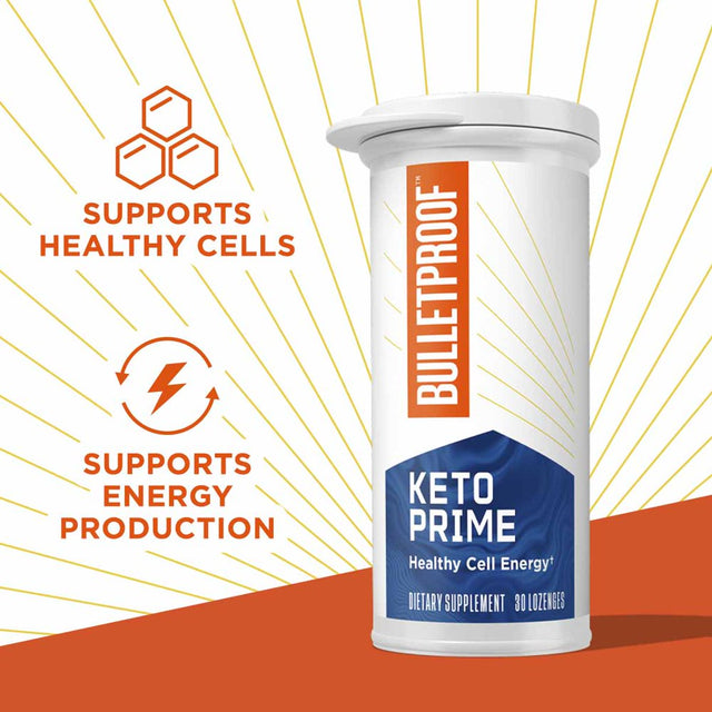 Ketoprime Nootropic with Vitamin C, Vitamin B12, OOA, 30 Count, Bulletproof Ketogenic Multivitamin Supplement for Energy & Focus, Powerful Brain Food for Boosting & Supporting a Healthy Immune System