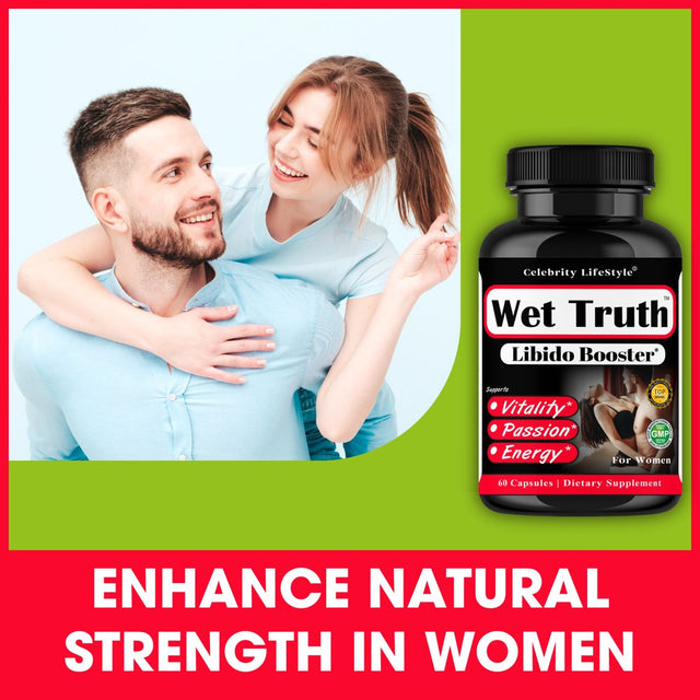 Female Libido Support Supplement - Women Vitamins Formula Supports Energy Supports Libido, Mood & Desire Boost 60 Veggie Capsules