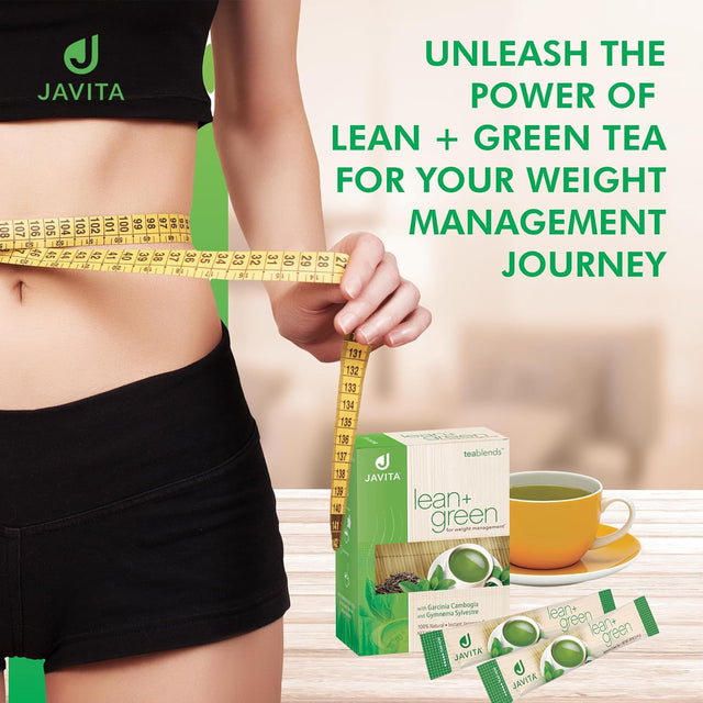 Javita Lean + Green, Premium, 100% Japanese Green Tea, Garcinia Cambogia (As Super Citrimax) & Gymnema Sylvestre, for Weight Management, Appetite Control 24 Ct