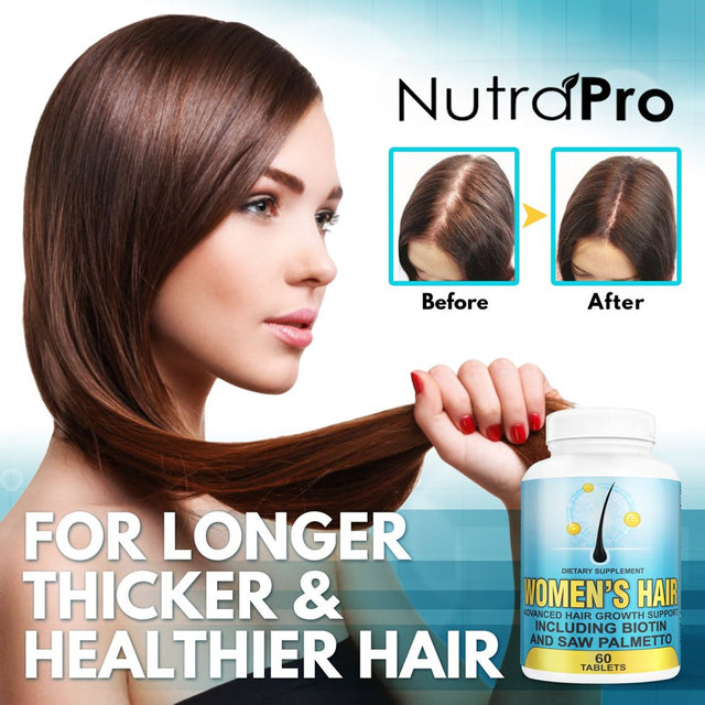 Hair Growth Vitamins with Saw Palmetto for Women-Dht Blocker, anti Hair Loss,Hair Growth Supplement for Perfect Hair.Hair Growth Pills for Thinning Hair.Get Healthy,Glow,Longer,Thick Hair.With Biotin.