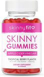 Skinnyfit Skinny Gummies Apple Cider Vinegar Gummies W/ the Mother, Healthy Weight, Immune Support, Vitamin B9, B12, Beetroot, Pomegranate, Vegan-Friendly, 60 Count