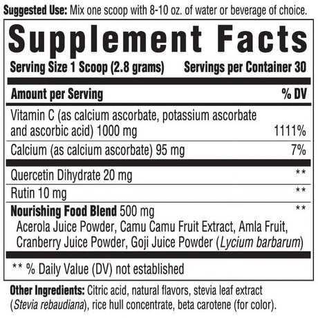 INNATE Response Formulas C Complete Powder - Antioxidant Vitamin C Powder Supplement - Helps Support the Immune System -Vegetarian and Non-Gmo - 2.96 Oz. (30 Servings)