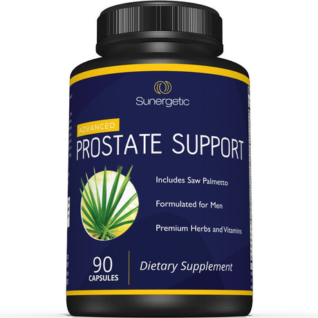 Premium Prostate Support Supplement - Helps Support Prostate Health - Prostate Support Capsules Include Saw Palmetto Extract, Herbs & Vitamins - 90 Capsules