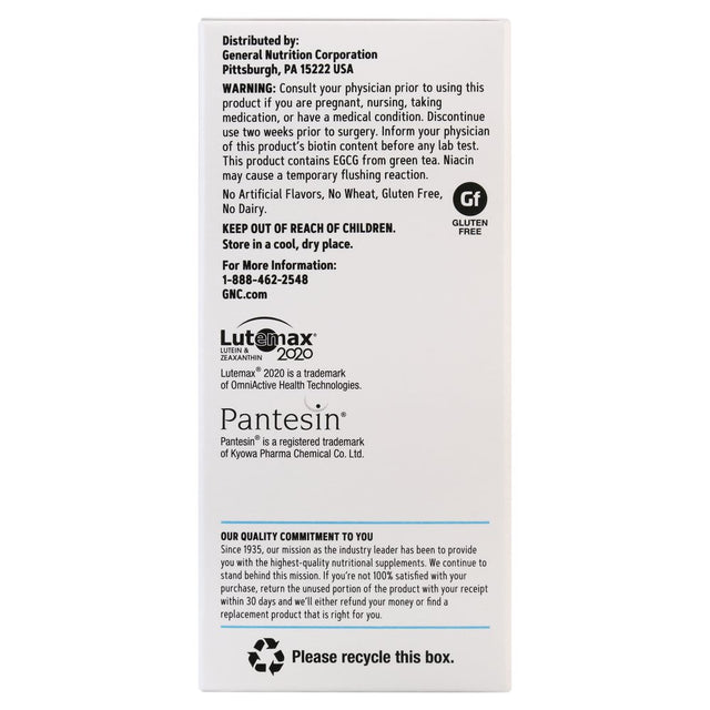 GNC Hair, Skin, & Nails Beauty Program, 30-Day Supply, 3-Part Kit Featuring 3000 Mcg Biotin, Vitamins, Minerals, Omegas, and Collagen