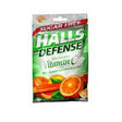 Halls Defense Sugar Free Citrus Drops, 25 Ct