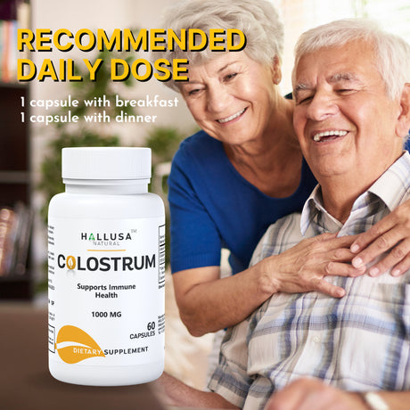 COLOSTRUM BOVINE 1000 Mg- Immune System Support - Gut Health - 60 Caps