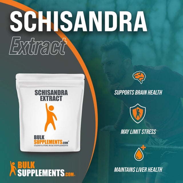 Bulksupplements.Com Schisandra Powder - Liver Focus - Adaptogen Powder - Adrenal Vegan - Circulatory Support - Schisandra Berry (100 Grams)