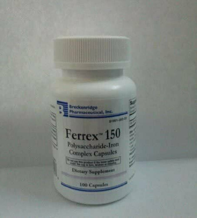 Breckenridge Ferrex 150 Capsules 100 Each - (Pack of 6)