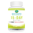 Best Earth Naturals 15 Day Detox Colon Cleanse with Senna, Cascara Sagrada, Fiber, 30Ct