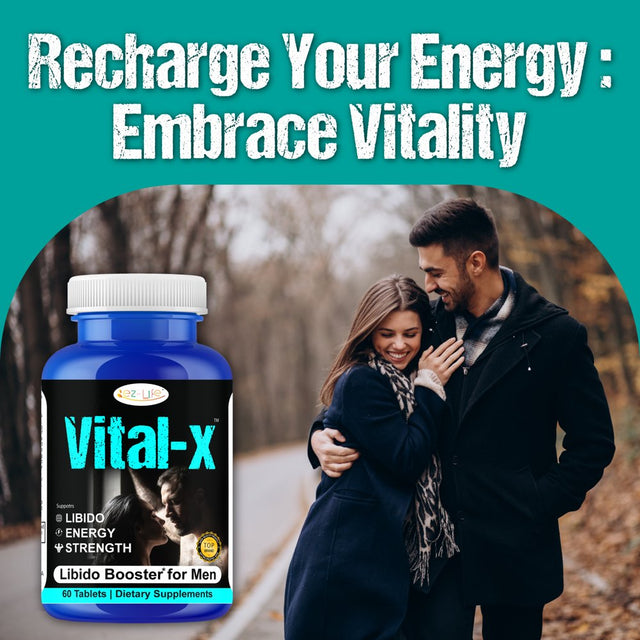 Vital-X Male Testosterone Booster Vitamins 60Ct Endurance Stamina Booster 60Ct by America'S Best Deals