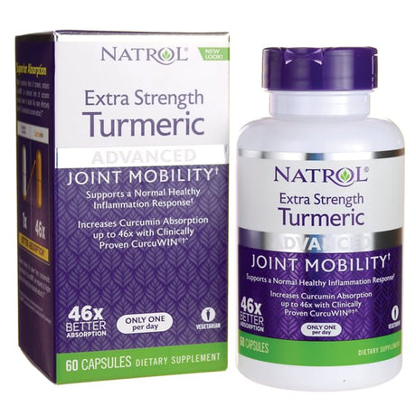 Natrol Extra Strength Turmeric Capsules, 60 Ct