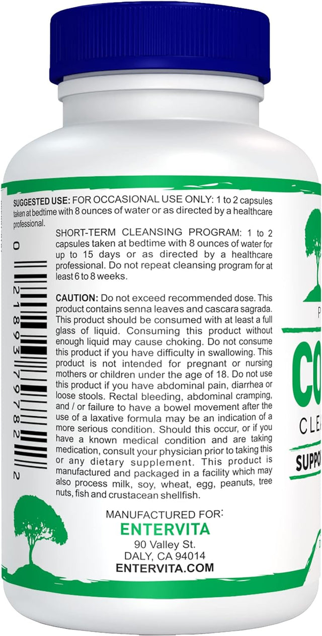 Colon Cleanser & Detox - 15-Day Gut Cleanse with Probiotics & Herbs - Promotes Digestion, Bowel Movements & Energy - Non-Irritating Formula - 30 Capsules