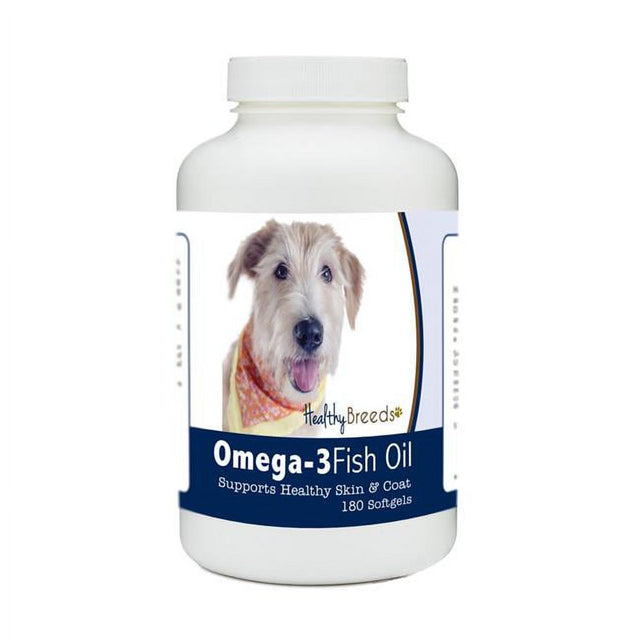 Healthy Breeds 840235185741 Glen of Imaal Terrier Omega-3 Fish Oil Softgels, 180 Count