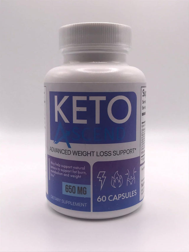 Keto Ascend Pills - 60 Capsules, 1 Month Supply