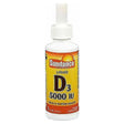 Sundance Vitamins D3 5000 IU Liquid, Bone Health, Gluten Free, 2Oz, 6-Pack