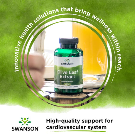 Swanson Herbal Supplements Olive Leaf Extract 500 Mg Capsule 120Ct