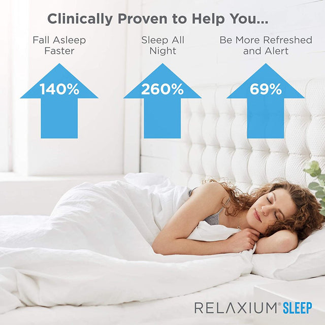 Relaxium - Natural Sleep Aid - Non-Habit Forming Sleep Supplement 60 CP - Pack of 1