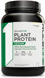 Rule 1 R1 Plant Protein, Vanilla Creme - 1.28 Lbs Powder - 20G Vegan Protein + Naturally Occurring Amino Acids - 20 Servings