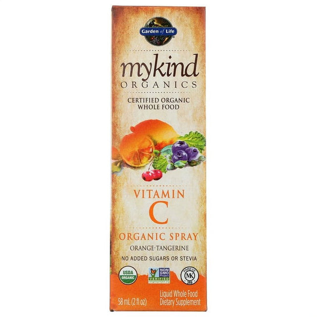 Garden of Life Mykind Organics Vitamin C Organic Spray - Orange-Tangerine