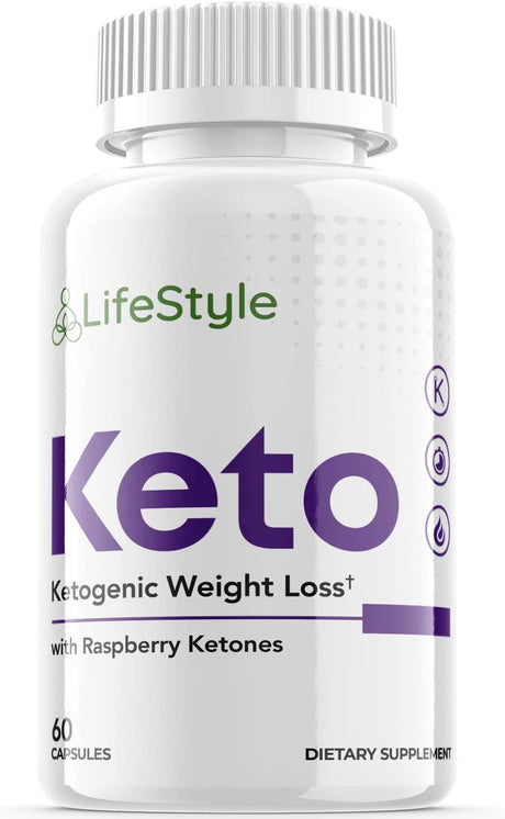 Lifestyle Keto - Ketogenic Weight Loss - Energy & Focus Boosting Dietary Supplements for Weight Management & Metabolism - Advanced Fat Burn Raspberry Ketones Pills - 60 Capsules (1 Pack)