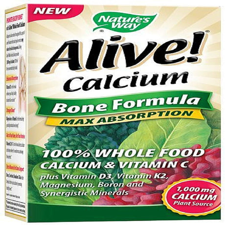 Nature'S Way Alive! Calcium Bone Formula 60 Ea (Pack of 2)