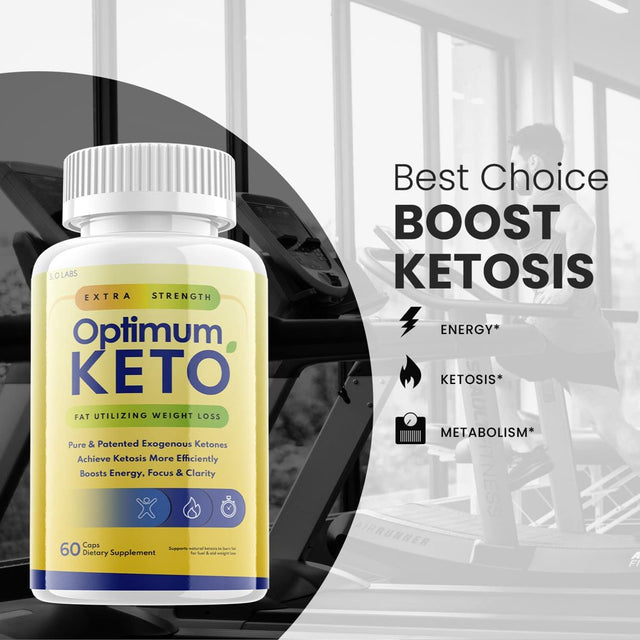 (5 Pack) Optimum Keto - Supplement for Weight Loss - Energy & Focus Boosting Dietary Supplements for Weight Management & Metabolism - Advanced Fat Burn Raspberry Ketones Pills - 300 Capsules