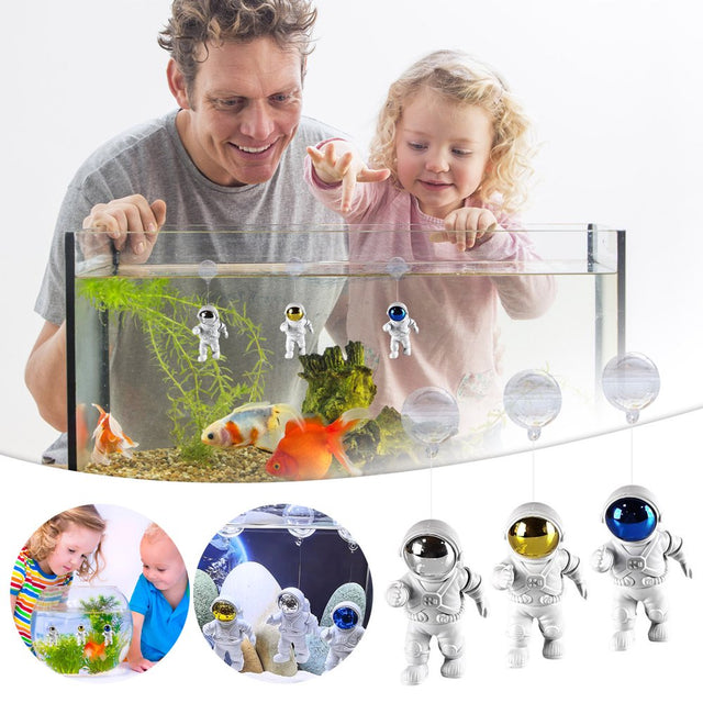 Black and Friday Deals Blueek Suspended Astronaut Ornaments Fish Tank Landscaping Aquarium Fish Tank Ornamental Decoration Floating Space Water Micro Scenery