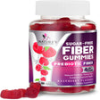 Sugar-Free Fiber Supplement Gummies for Adults - 4G Soluble Fiber per Serving - Natural Prebiotic Fiber Gummies Support Daily Digestive Health & Regularity - Plant Based & Berry Flavor - 60 Gummies